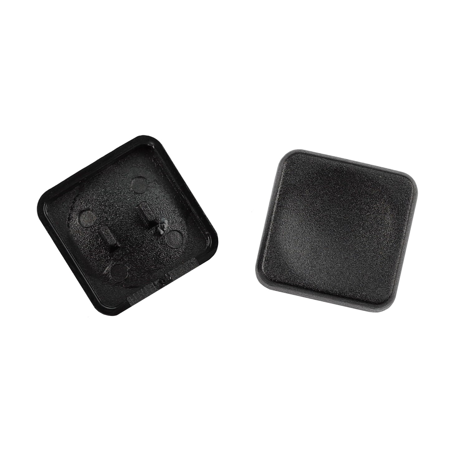 YMDK Square Round 1u Low Profile Blank Black White Keycaps PBT Material DIY for Kailh Choc 1350 Switch Mechanical Keyboard