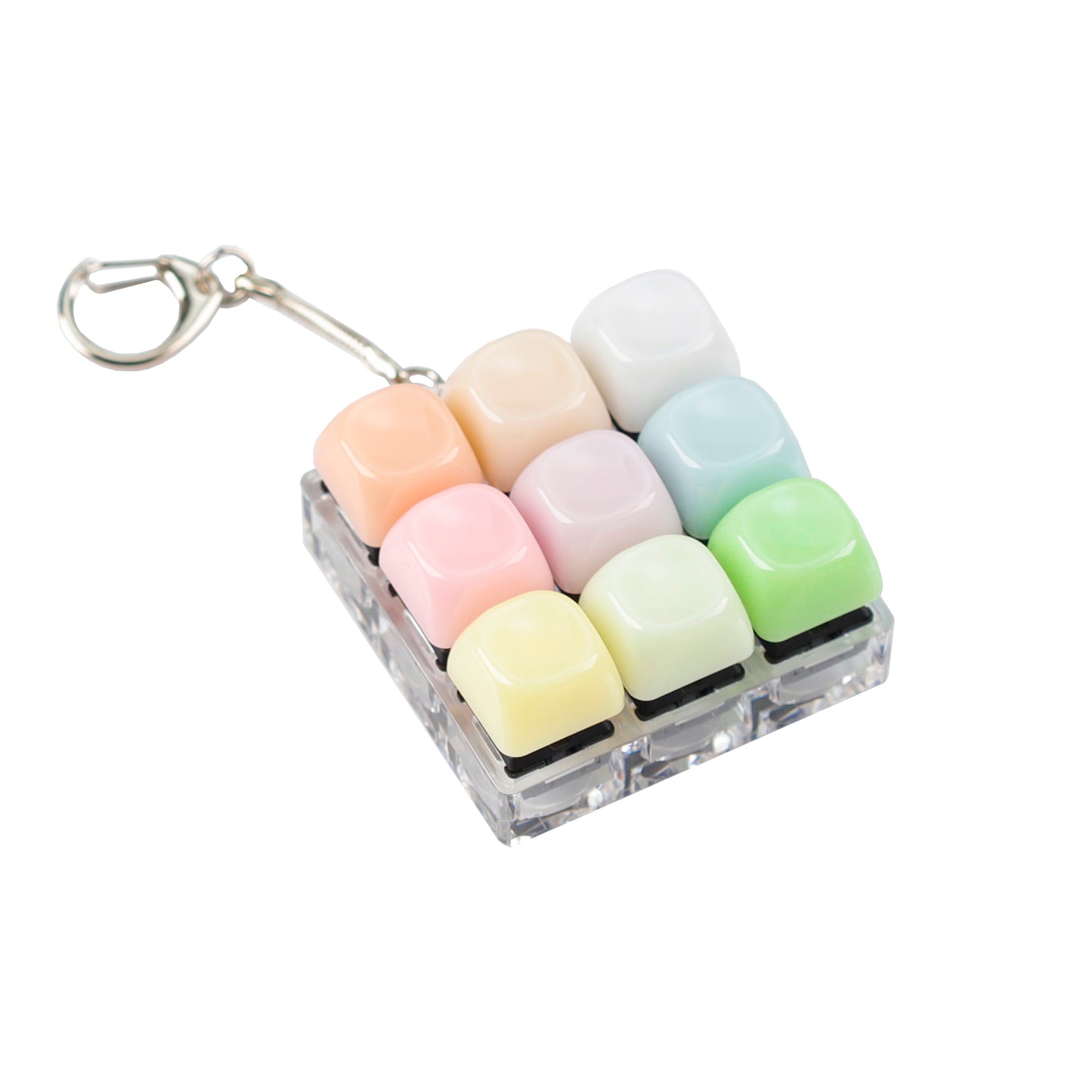 9 Keys Switches Tester(Cherry Gateron Green Clear White Gray Clear Zealio Purple Kailh Box Navy Jade  Switches)
