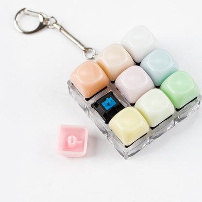 9 Keys Switches Tester(Cherry Gateron Green Clear White Gray Clear Zealio Purple Kailh Box Navy Jade  Switches)