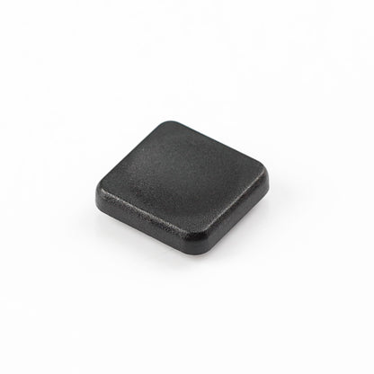 YMDK Square Round 1u Low Profile Blank Black White Keycaps PBT Material DIY for Kailh Choc 1350 Switch Mechanical Keyboard