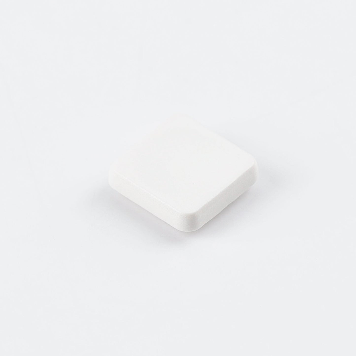 YMDK Square Round 1u Low Profile Blank Black White Keycaps PBT Material DIY for Kailh Choc 1350 Switch Mechanical Keyboard