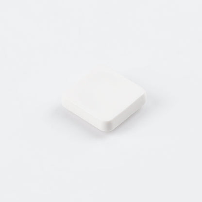 YMDK Square Round 1u Low Profile Blank Black White Keycaps PBT Material DIY for Kailh Choc 1350 Switch Mechanical Keyboard