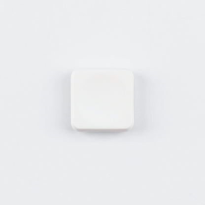 YMDK Square Round 1u Low Profile Blank Black White Keycaps PBT Material DIY for Kailh Choc 1350 Switch Mechanical Keyboard