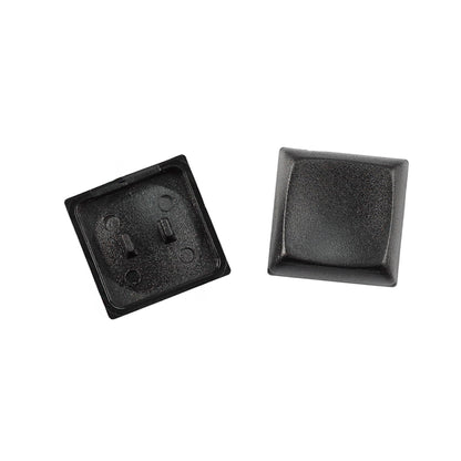 YMDK Square Round 1u Low Profile Blank Black White Keycaps PBT Material DIY for Kailh Choc 1350 Switch Mechanical Keyboard