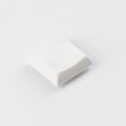 YMDK Square Round 1u Low Profile Blank Black White Keycaps PBT Material DIY for Kailh Choc 1350 Switch Mechanical Keyboard