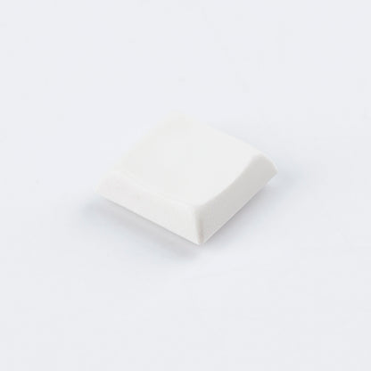 YMDK Square Round 1u Low Profile Blank Black White Keycaps PBT Material DIY for Kailh Choc 1350 Switch Mechanical Keyboard