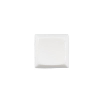 YMDK Square Round 1u Low Profile Blank Black White Keycaps PBT Material DIY for Kailh Choc 1350 Switch Mechanical Keyboard