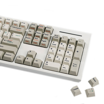 YMDK 161 Keys 9009 English Korean German Russian QWERTZ Cherry Profile Dye Sub Top Print PBT Keycap for 61/68/87/98/104/108 Layout MX Mechanical Keyboard