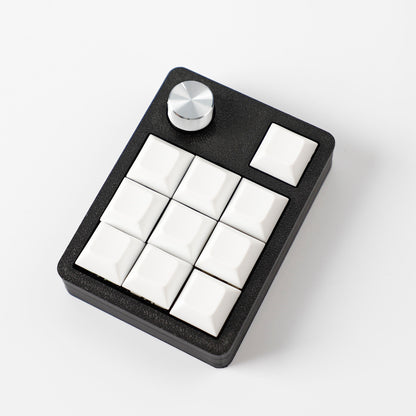 CV11 11-Key Mini Mechanical Keyboard – Wired, Hot-Swap, RGB Knob & PLA 3D Printed Case, Supports VIAL Macro for Gaming & Office