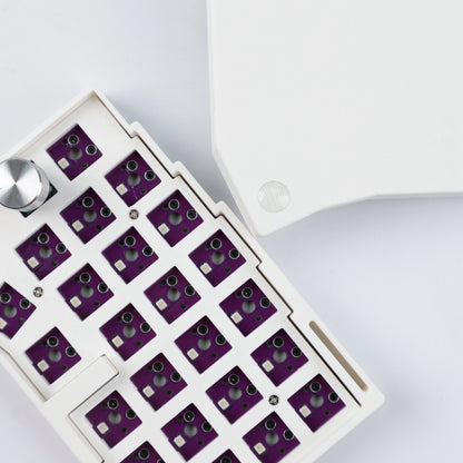 YMDK Worne Wired Split Keyboard Knob 52 Keys cornix Ergonomic RGB Swap 60% Layout 3D PLA QMK Vial Mini Keyboard Kit