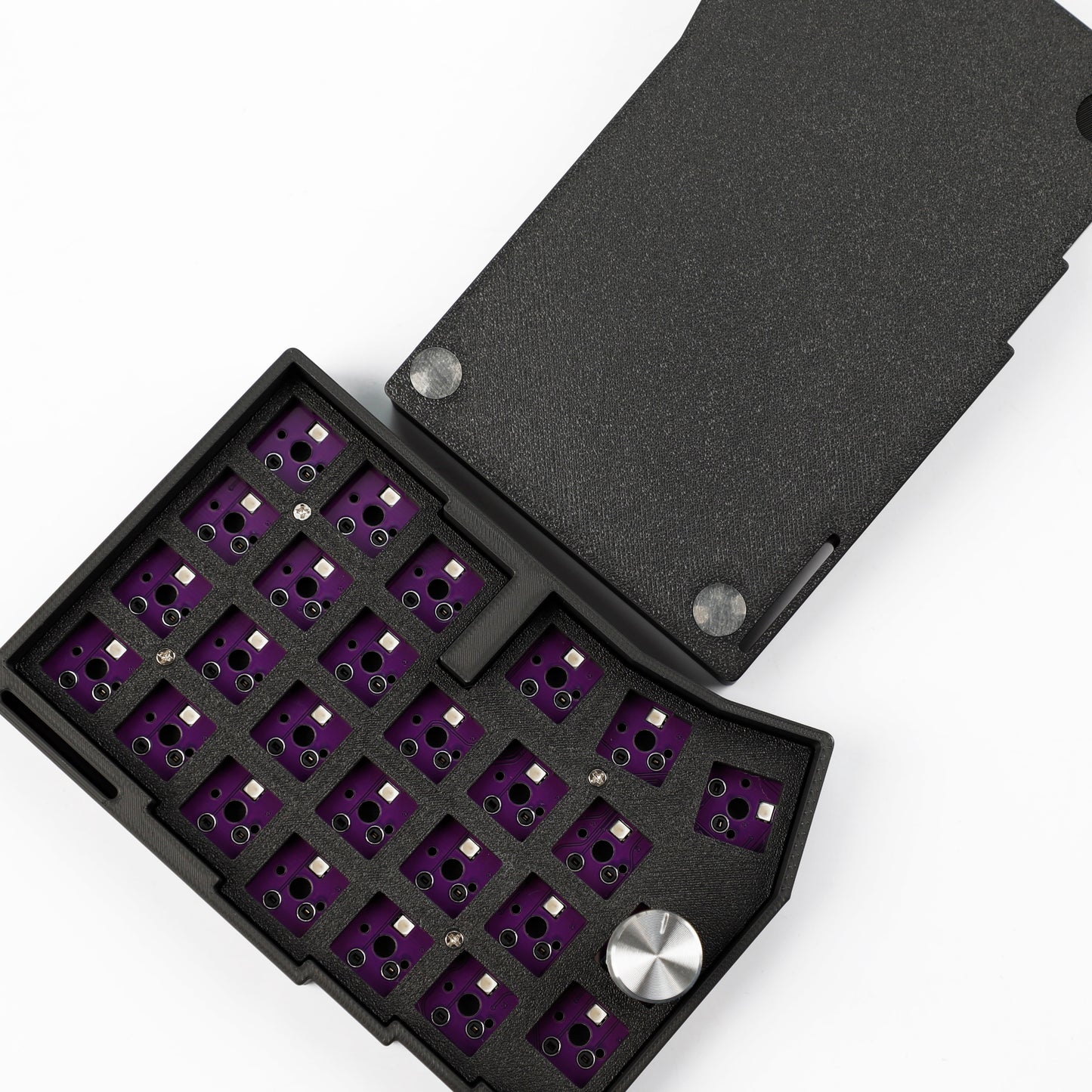 YMDK Worne Wired Split Keyboard Knob 52 Keys cornix Ergonomic RGB Swap 60% Layout 3D PLA QMK Vial Mini Keyboard Kit