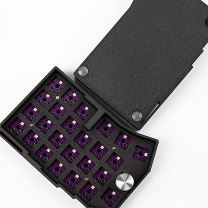 YMDK Worne Wired Split Keyboard Knob 52 Keys cornix Ergonomic RGB Swap 60% Layout 3D PLA QMK Vial Mini Keyboard Kit