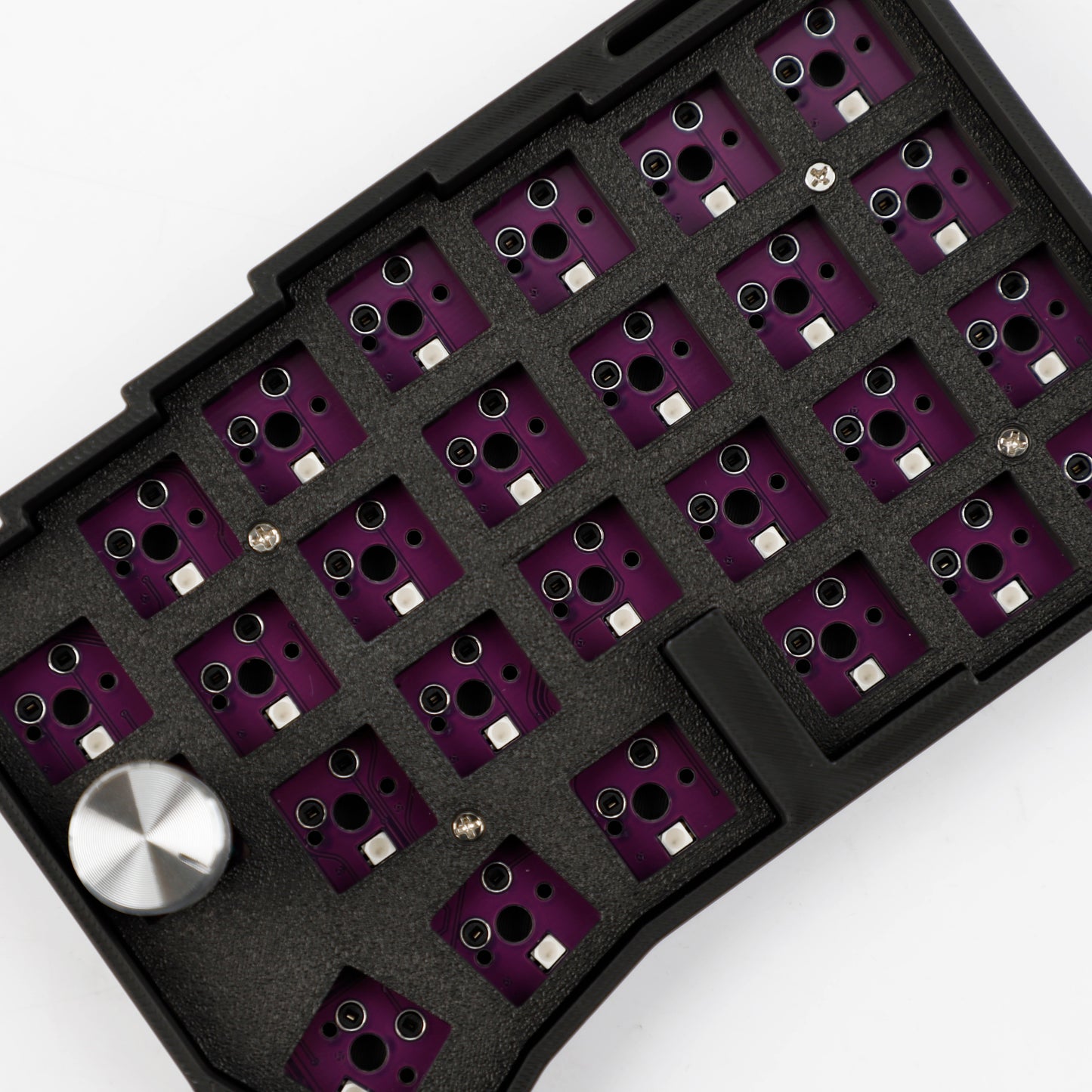 YMDK Worne Wired Split Keyboard Knob 52 Keys cornix Ergonomic RGB Swap 60% Layout 3D PLA QMK Vial Mini Keyboard Kit