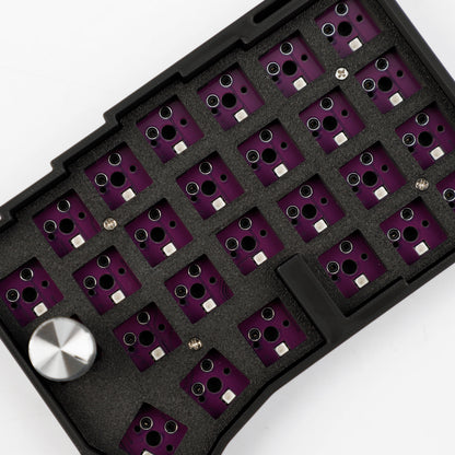 YMDK Worne Wired Split Keyboard Knob 52 Keys cornix Ergonomic RGB Swap 60% Layout 3D PLA QMK Vial Mini Keyboard Kit