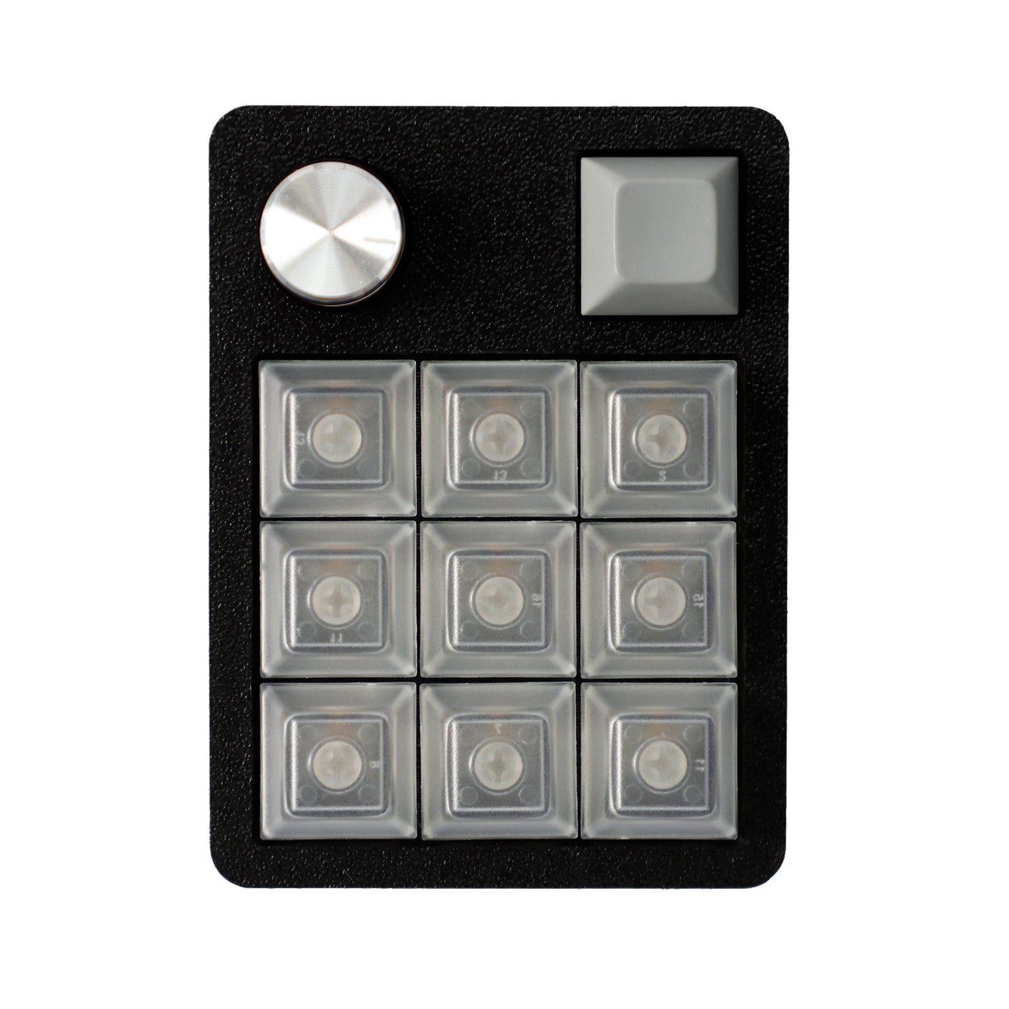 CV11 11-Key Mini Mechanical Keyboard – Wired, Hot-Swap, RGB Knob & PLA 3D Printed Case, Supports VIAL Macro for Gaming & Office