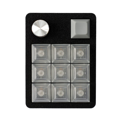 CV11 11-Key Mini Mechanical Keyboard – Wired, Hot-Swap, RGB Knob & PLA 3D Printed Case, Supports VIAL Macro for Gaming & Office