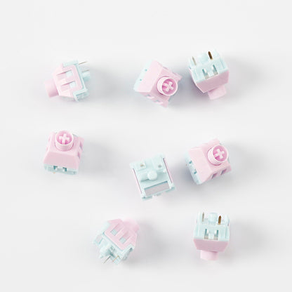 Kailh Box Saker 5-Pin Linear MX Mechanical Switches  Ultra-Short Travel Lightning-Quick Trigger Perfect for High-Performance Gaming Keyboards