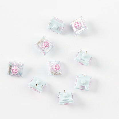 Kailh Saker 1353 3-Pin Mini Low Profile Linear Switches 0.8mm Ultra-Short Trigger 1.8mm Compact Travel Lightning-Fast Response for Pro Gaming Keyboards
