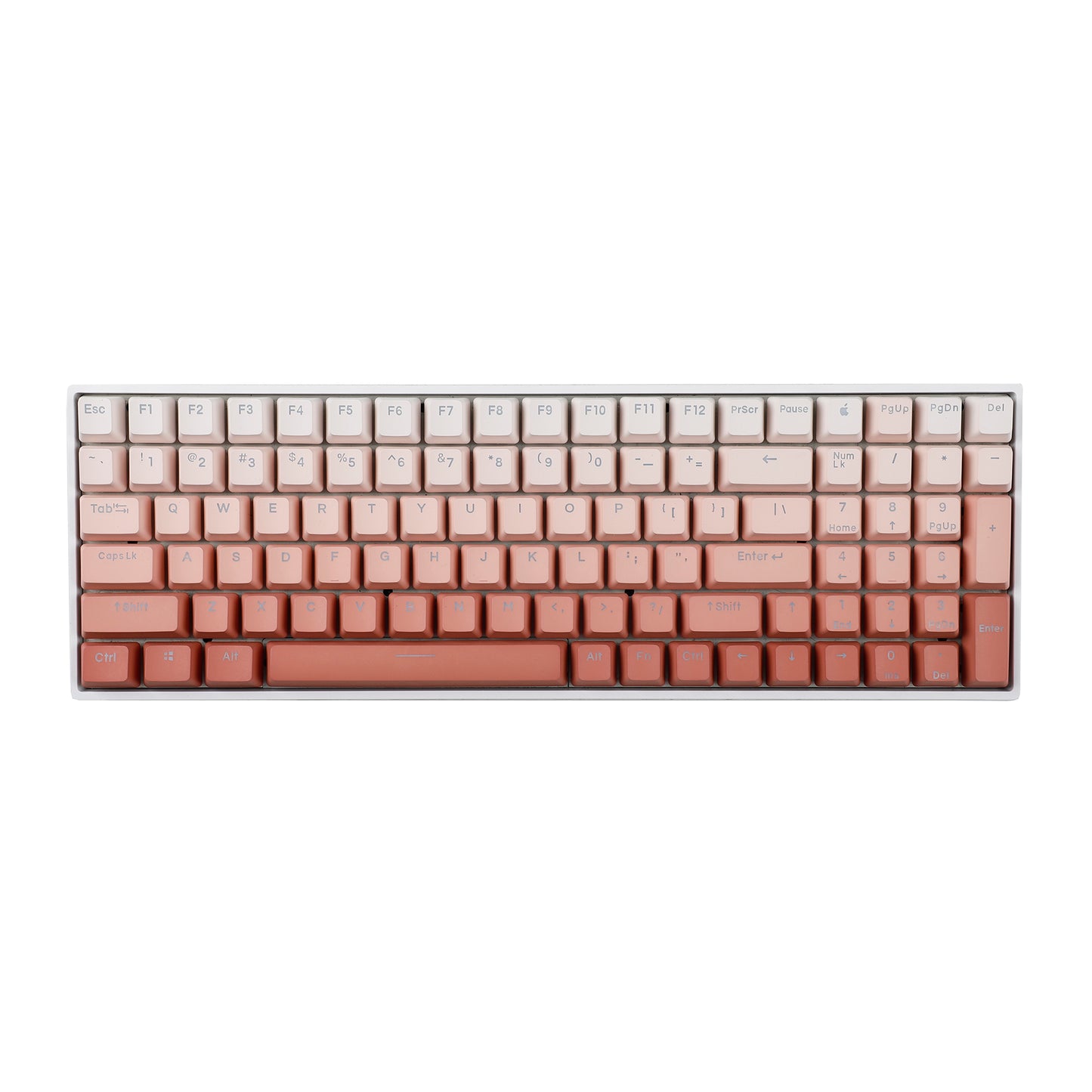 YMDK Blush 122 Backlit Keycaps(Double Shot OEM Profile/104 87 84 68 Using)