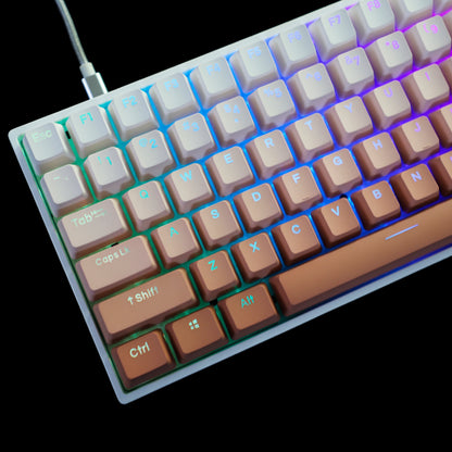 YMDK Blush 122 Backlit Keycaps(Double Shot OEM Profile/104 87 84 68 Using)