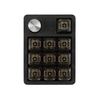 CV11 11-Key Mini Mechanical Keyboard – Wired, Hot-Swap, RGB Knob & PLA 3D Printed Case, Supports VIAL Macro for Gaming & Office