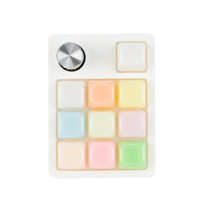 CV11 11-Key Mini Mechanical Keyboard – Wired, Hot-Swap, RGB Knob & PLA 3D Printed Case, Supports VIAL Macro for Gaming & Office