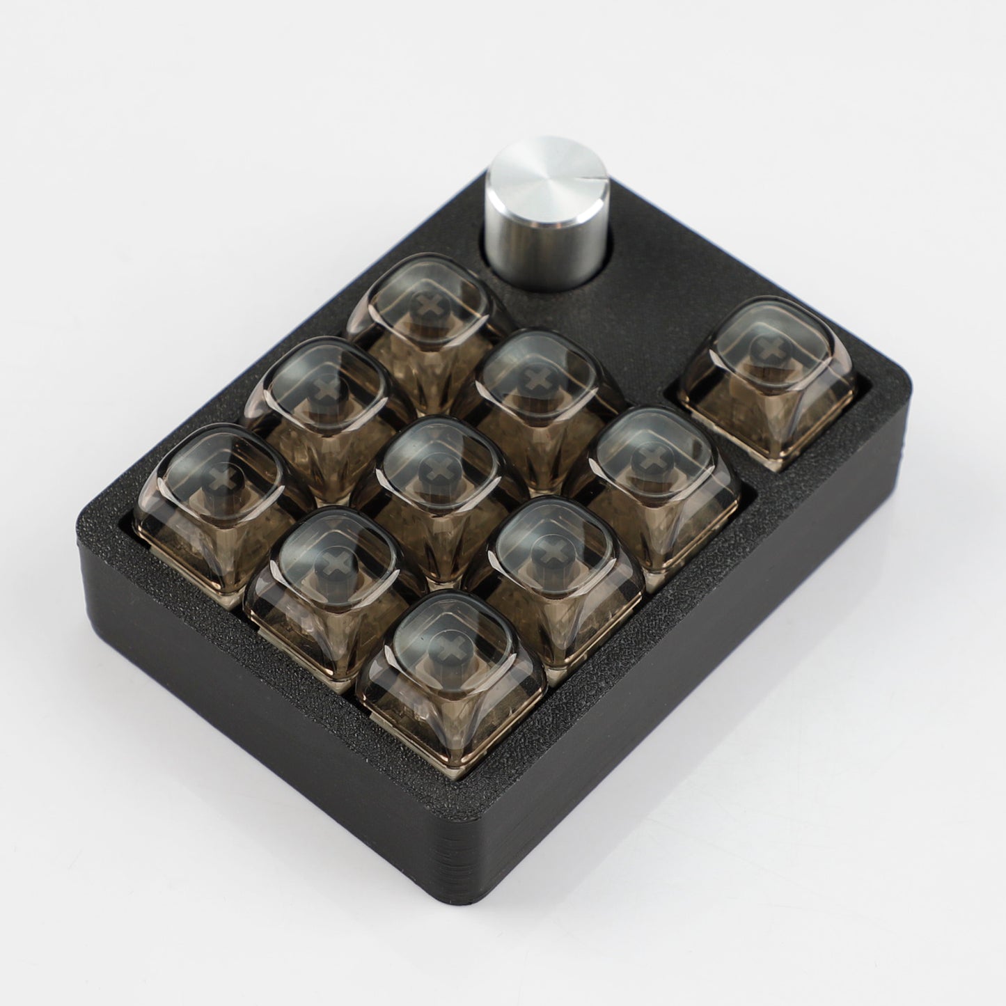 CV11 11-Key Mini Mechanical Keyboard – Wired, Hot-Swap, RGB Knob & PLA 3D Printed Case, Supports VIAL Macro for Gaming & Office