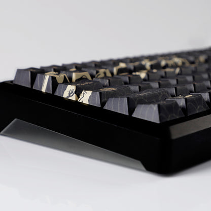 YMDK Dawn of the Other Shore Theme Keycaps Full Set 128 Keys PBT Dye Sub Cherry Profile Keycap for MX Mechanical Keyboard