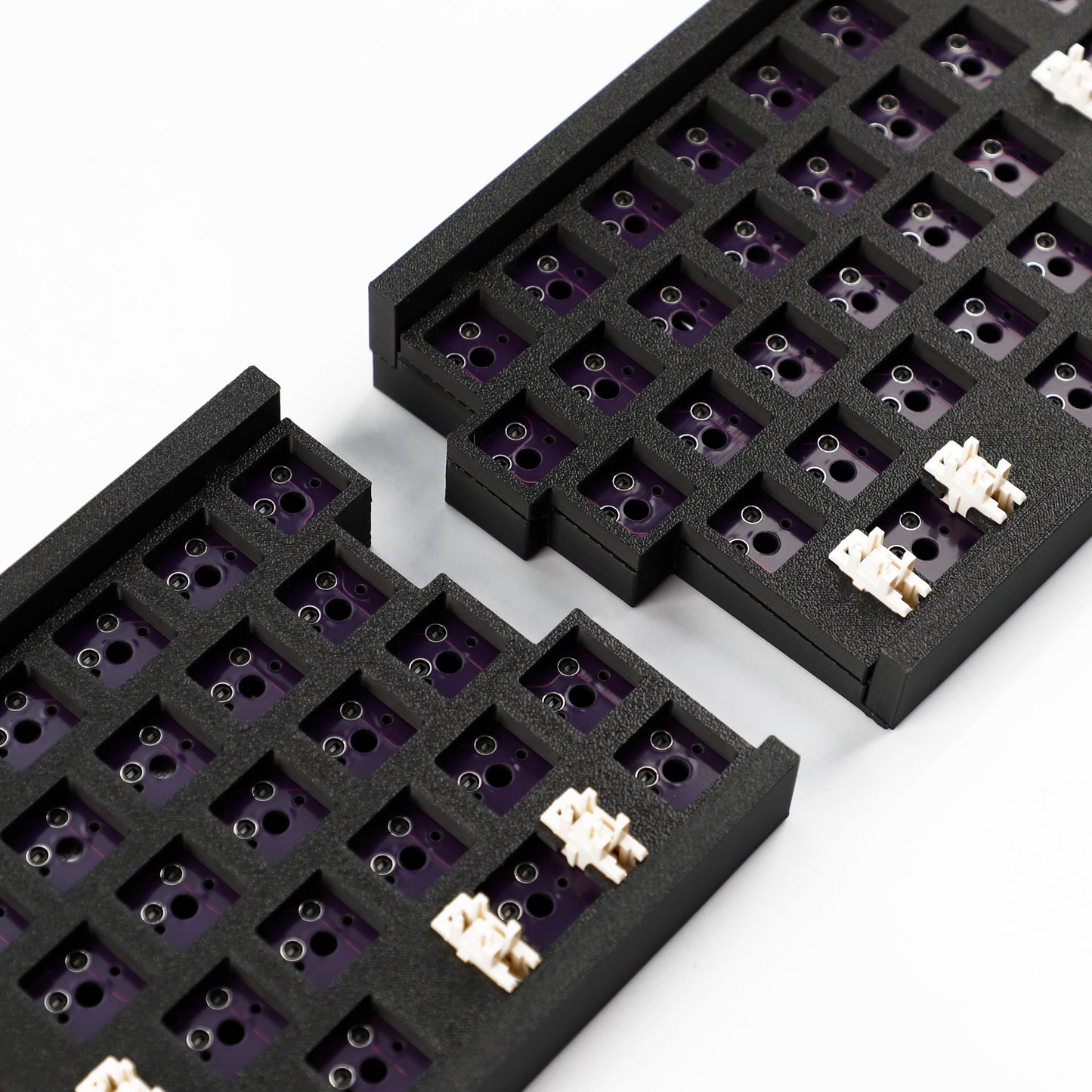WHKB Wireless Split Mechanical Keyboard, 2.4G Ergonomic Split Hot Swap Keyboard, Programmable VIAL Gaming Keyboard Kit