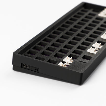 WHKB Wireless Split Mechanical Keyboard, 2.4G Ergonomic Split Hot Swap Keyboard, Programmable VIAL Gaming Keyboard Kit