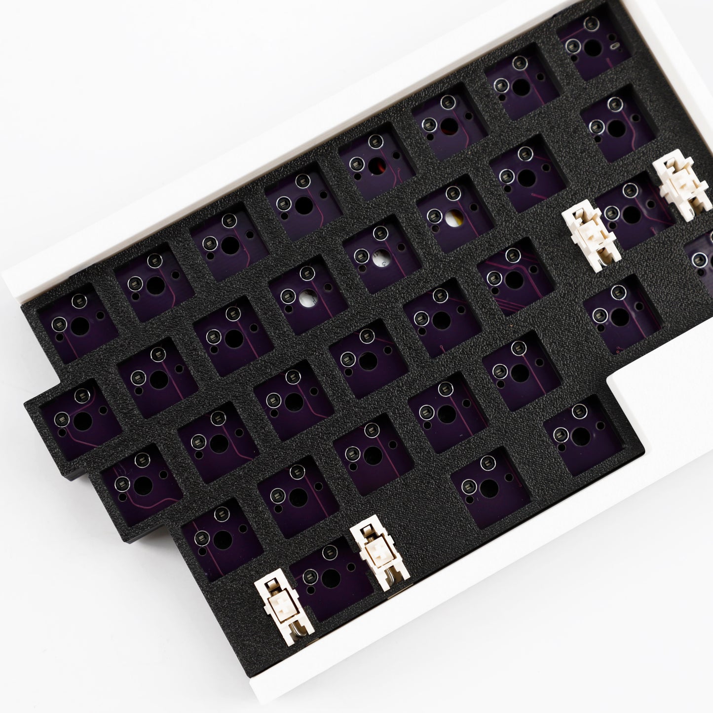 WHKB Wireless Split Mechanical Keyboard, 2.4G Ergonomic Split Hot Swap Keyboard, Programmable VIAL Gaming Keyboard Kit