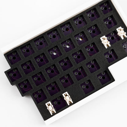 WHKB Wireless Split Mechanical Keyboard, 2.4G Ergonomic Split Hot Swap Keyboard, Programmable VIAL Gaming Keyboard Kit