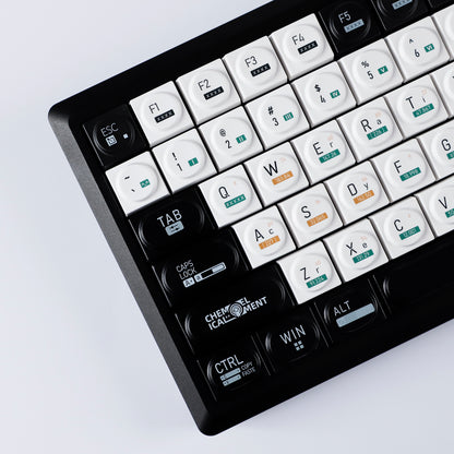YMDK Bricks Full Set 138 keys Keycaps Classic Blocks Theme Color UV Print Frosted Low Profile Keycap for Mechanical Keyboard 104 87 84 68 61