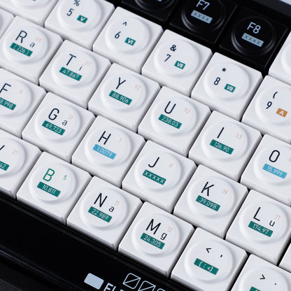 YMDK Bricks Full Set 138 keys Keycaps Classic Blocks Theme Color UV Print Frosted Low Profile Keycap for Mechanical Keyboard 104 87 84 68 61