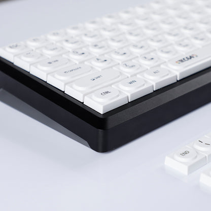YMDK Bricks Full Set 138 keys Keycaps Classic Blocks Theme Color UV Print Frosted Low Profile Keycap for Mechanical Keyboard 104 87 84 68 61