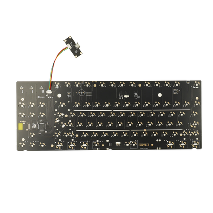 NCR80 R2 R3 80% Soldering Hot Swappable Bluetooth PCB FR4 Plate VIAL VIA Type C Detachable Support Mx and Alps Switches