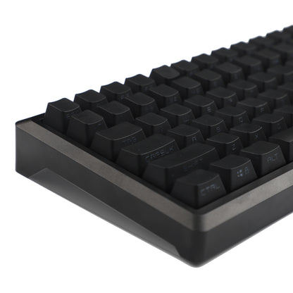 YMDK White Black SideLit 134 Keycaps(Double Shot OEM Profile/108 TKL 61 65% NJ80 NCR80 84 96 Using)