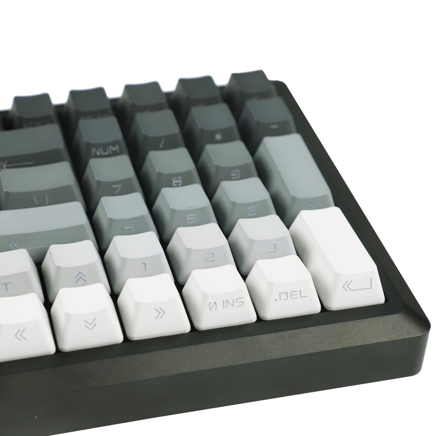 YMDK 134 Polar Sidelit Keycaps(Double Shot OEM Profile/108 TKL 61 65% NJ80 NCR80 84 96 Using)