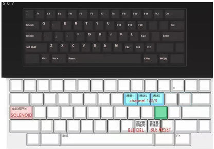 M0110 D0110 Bluetooth Wired Hot Swappable Gasket Retro  Mechanical Keyboard Kit （Support VIA VIAL ）