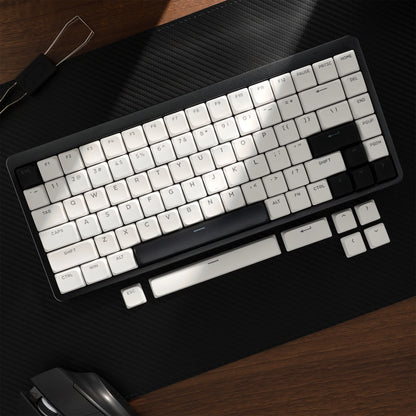 YMDK Ultra-slim Low Profile Keycaps 127 Keys Dye-Sub JWA Profile Backlit Shine Through Keycap for nuphy keychron 61/68/87/98/104/108 MX Ultra-Slim Keyboard