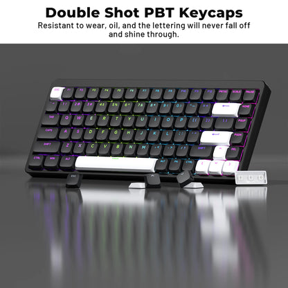 YMDK Ultra-slim Low Profile Keycaps 127 Keys Dye-Sub JWA Profile Backlit Shine Through Keycap for nuphy keychron 61/68/87/98/104/108 MX Ultra-Slim Keyboard