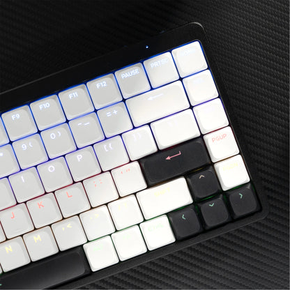 YMDK Ultra-slim Low Profile Keycaps 127 Keys Dye-Sub JWA Profile Backlit Shine Through Keycap for nuphy keychron 61/68/87/98/104/108 MX Ultra-Slim Keyboard