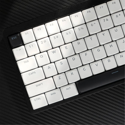 YMDK Ultra-slim Low Profile Keycaps 127 Keys Dye-Sub JWA Profile Backlit Shine Through Keycap for nuphy keychron 61/68/87/98/104/108 MX Ultra-Slim Keyboard