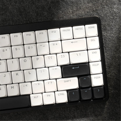 YMDK Ultra-slim Low Profile Keycaps 127 Keys Dye-Sub JWA Profile Backlit Shine Through Keycap for nuphy keychron 61/68/87/98/104/108 MX Ultra-Slim Keyboard