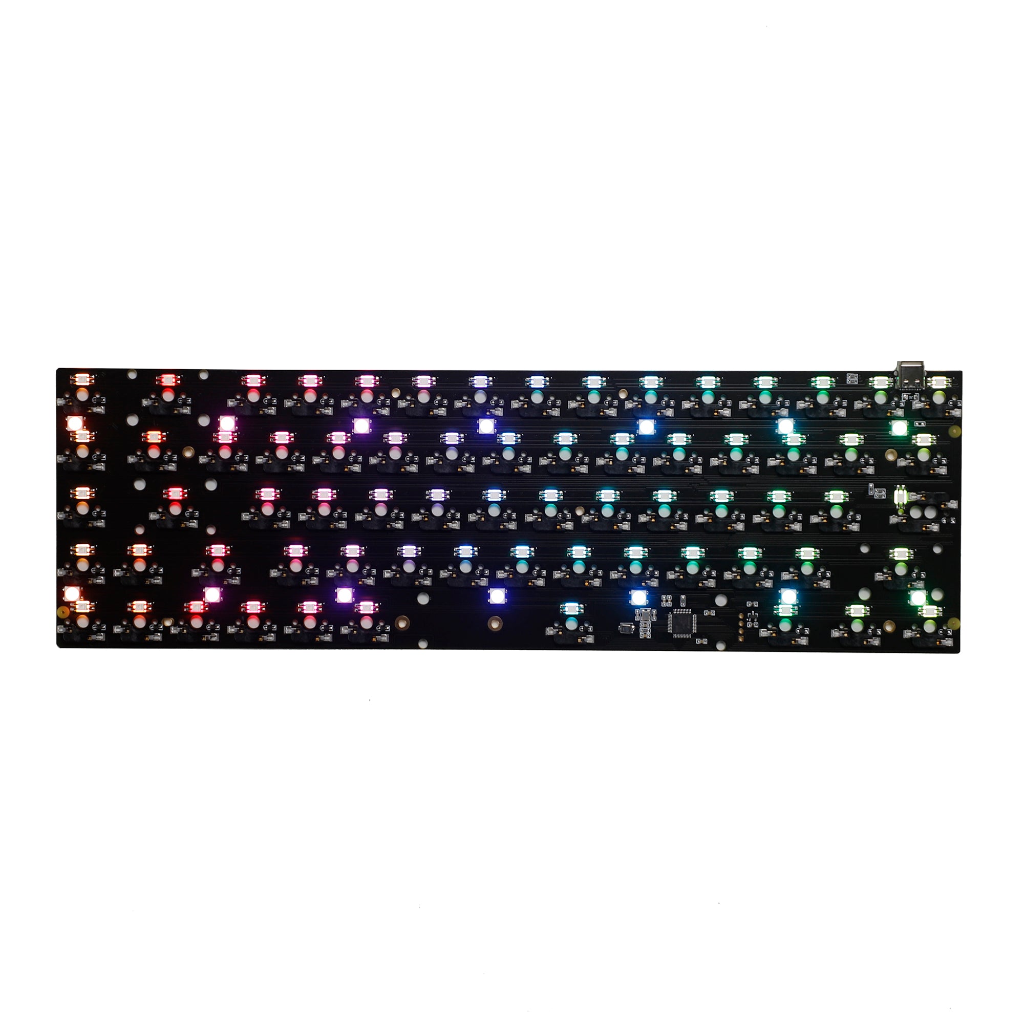 YMD-65% ZJ68 Hotswap RGB North Facing PCB(VIA VIAL Programmable) – YMDK