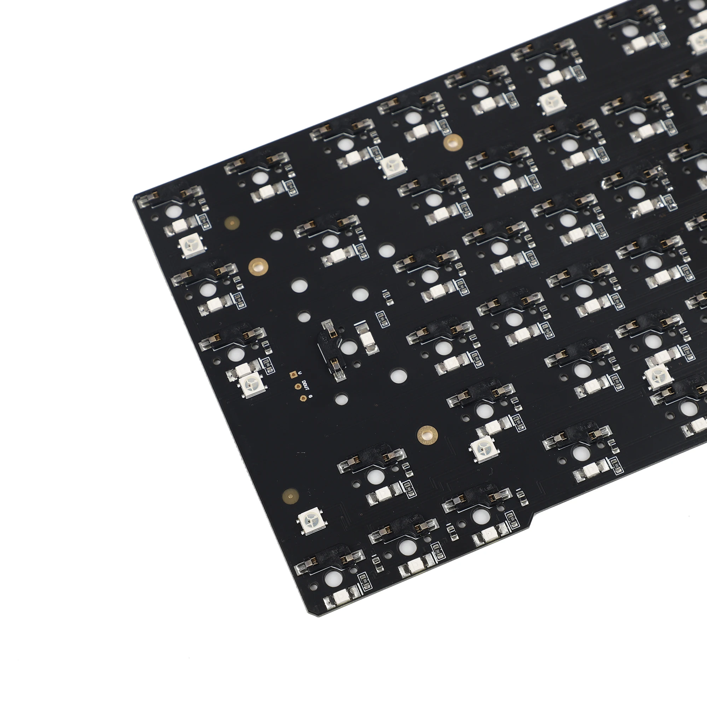 ID80 ASIN ISO QMK Swappable Hot Swap Type C PCB VIA Support ID80 V2 ISO ASIN Case