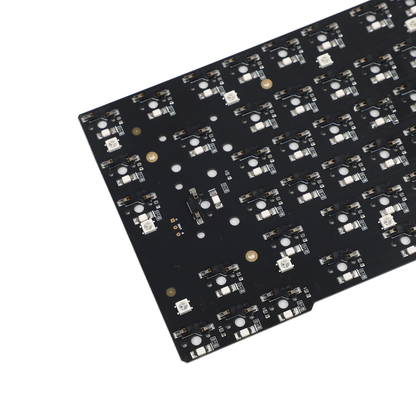 ID80 ASIN ISO QMK Swappable Hot Swap Type C PCB VIA Support ID80 V2 ISO ASIN Case