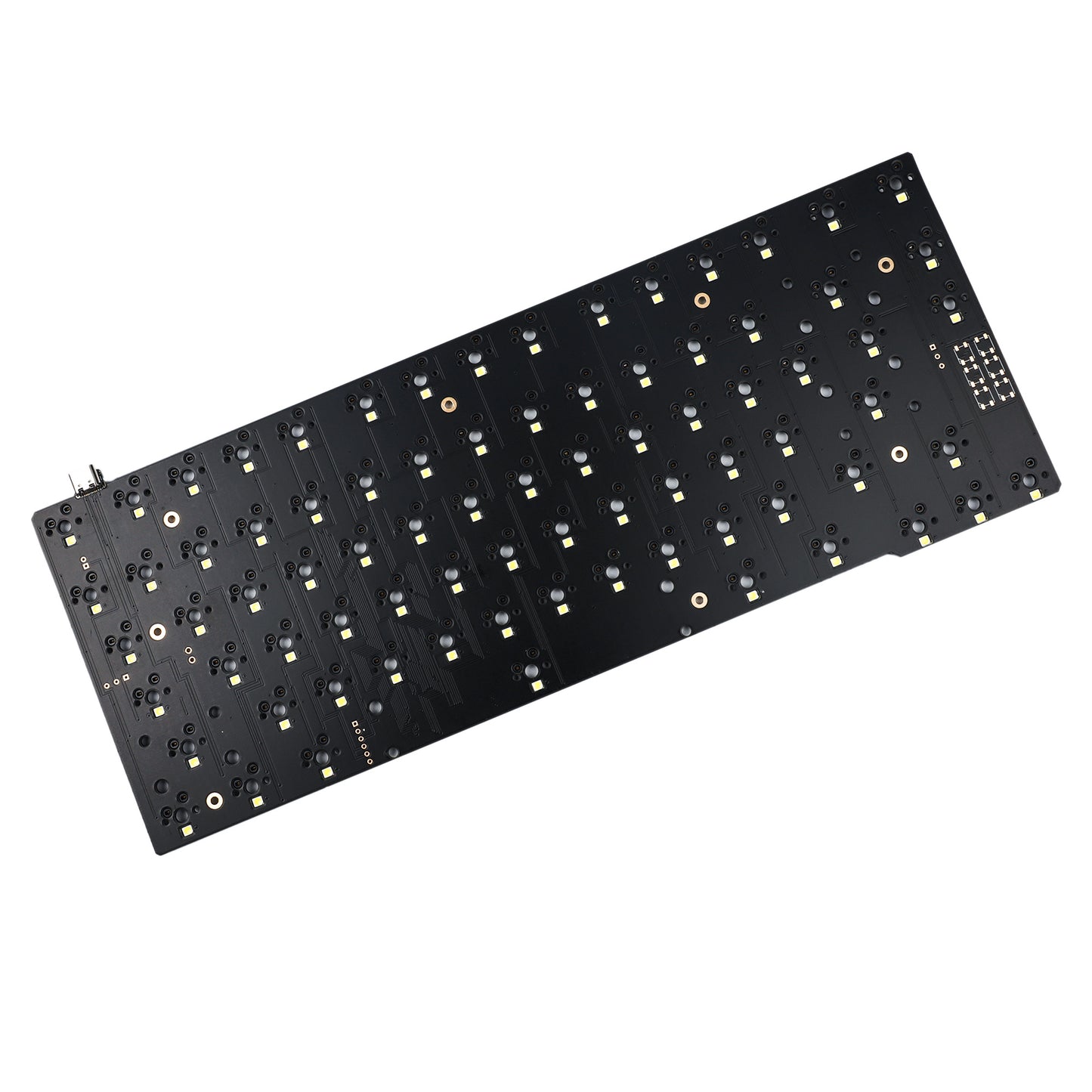 ID80 ASIN ISO QMK Swappable Hot Swap Type C PCB VIA Support ID80 V2 ISO ASIN Case