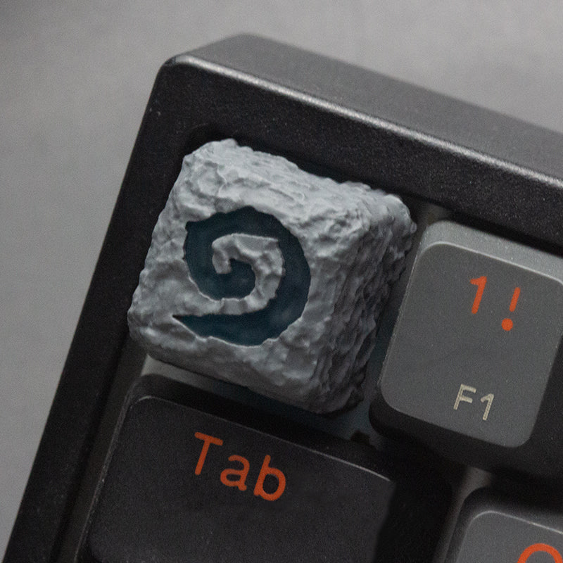 YMDK Hearthstone Legend Personalized Keycaps Novel Shine Through Resin R4 for Mechanical Keyboard