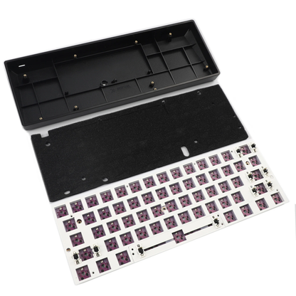 GK61 V3 Gasket Lite Plastic Kit(RGB Hotswap PCB/Wired Programmable)